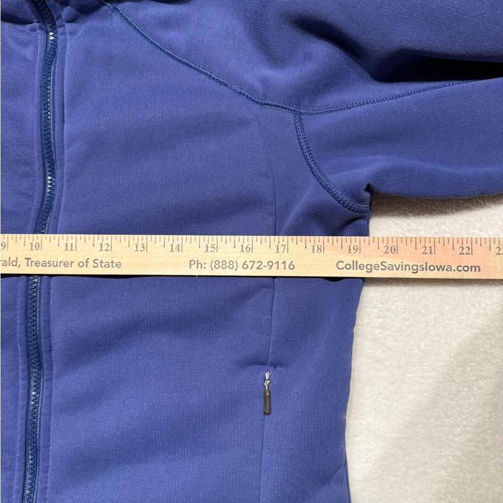 Columbia Women’s Full-Zip Jacket Blue Lightweight High Neck Contoured Fit Size M - Picture 15 of 16